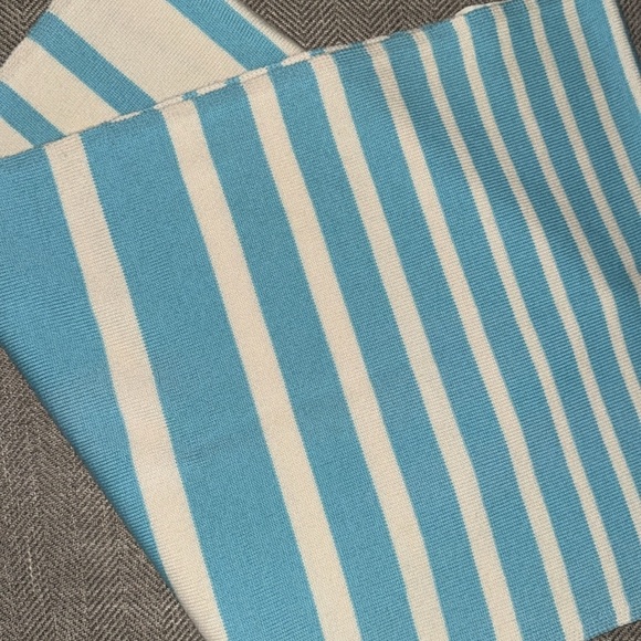 Kate Spade 100% Wool Striped Infinity Scarf - Picture 4 of 6